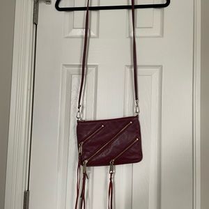 Rebecca Minkoff burgundy crossbody